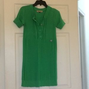 Green dress. See by Chloe. Made in Italy.